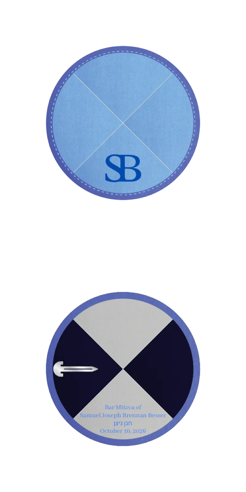 Custom Cotton Kippah - Customer's Product with price 4.53 ID r5o-MC8rXudIpWg2W4JbYk9F