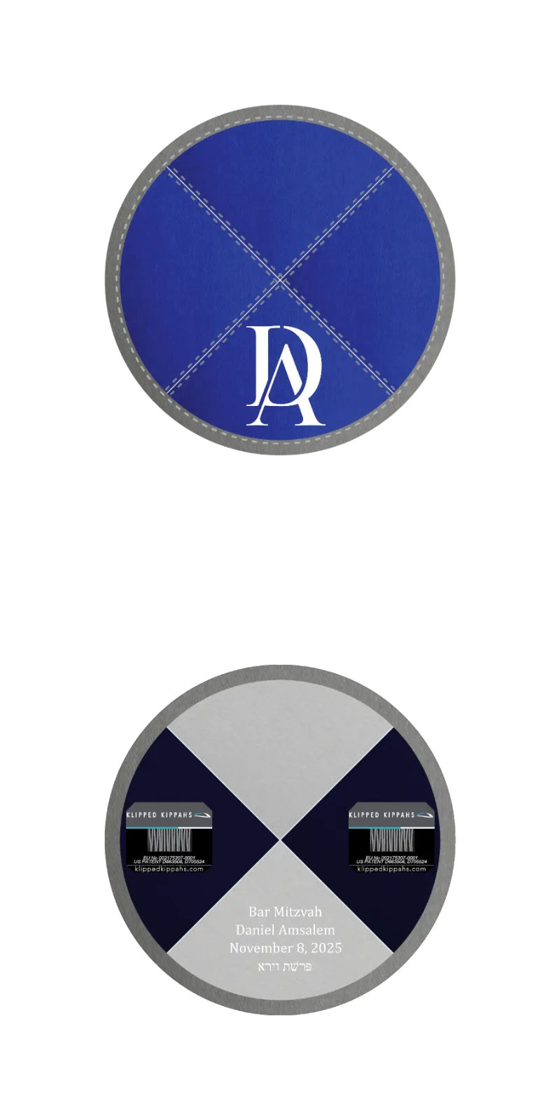 Custom Cotton Kippah - Customer's Product with price 6.01 ID 9WzTwYHjJSt-YHGKhbdpI-bS