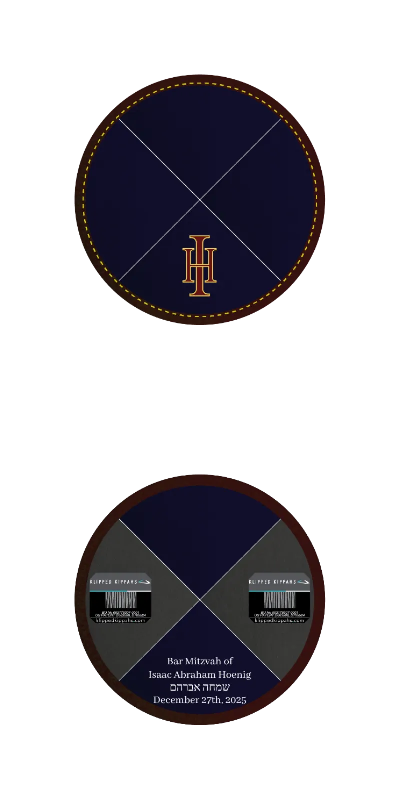 Custom Cotton Kippah - Customer's Product with price 5.71 ID U8JuPc-_LEKxPBb_g5m-ykEp