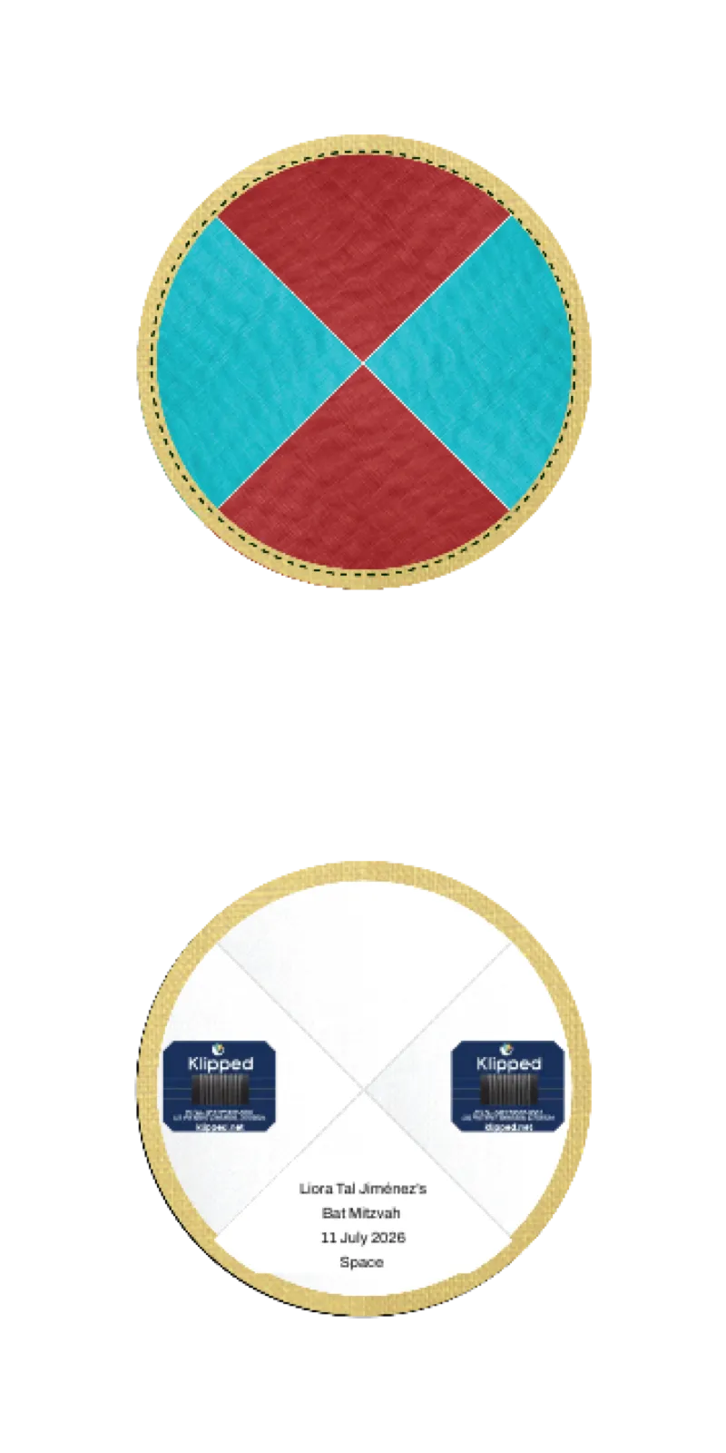 Custom Linen Kippah - Customer's Product with price 6.91 ID wyoxO43jGcNMQCcQFyxSJjsQ