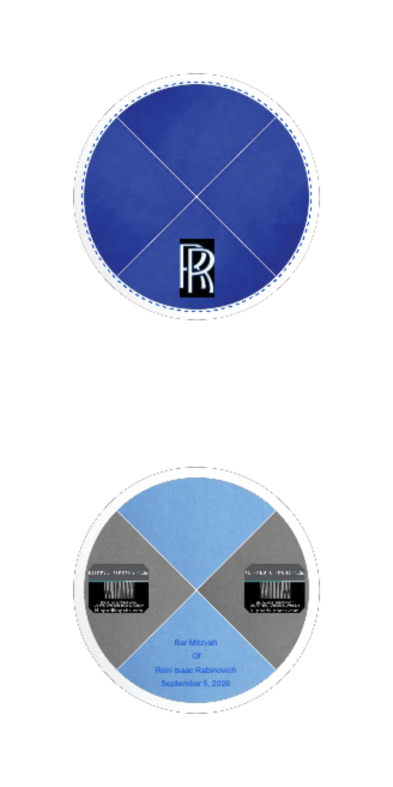 Custom Velvet Kippahs - Customer's Product with price 6.25 ID I2p53YV41Ng_37d-FtHjV2vX