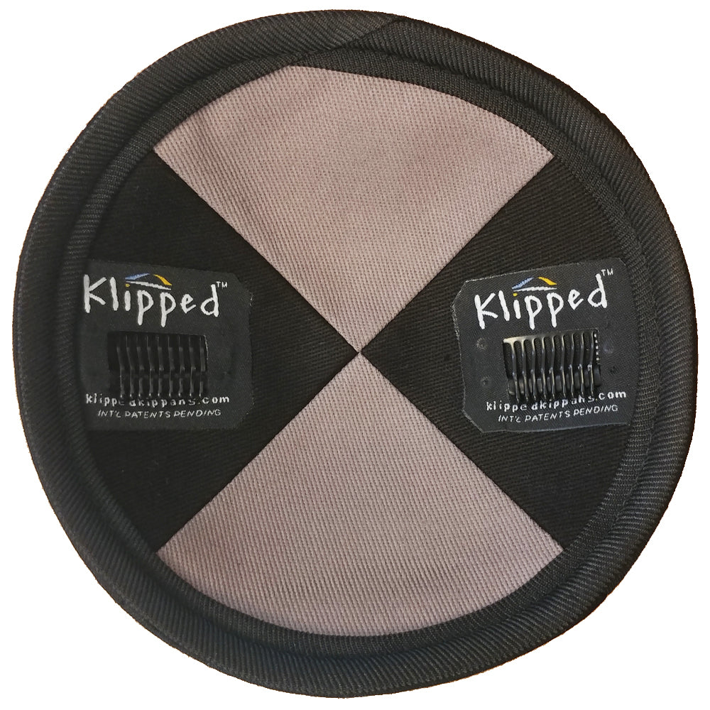 Inside Black Linen with Rim Clip Kippah | Kippah & Yarmulks | Klipped Kippahs