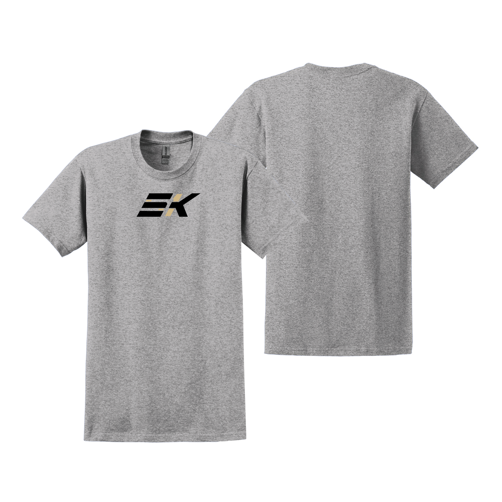 EK-51 - Women's Kligman Short Sleeve T-Shirt - GRAY/WHITE