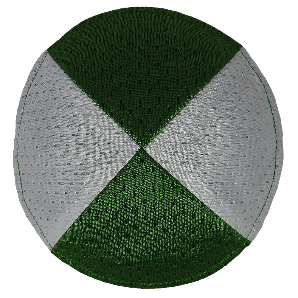Green and White Mesh