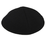 Black Cotton Mesh with Rim