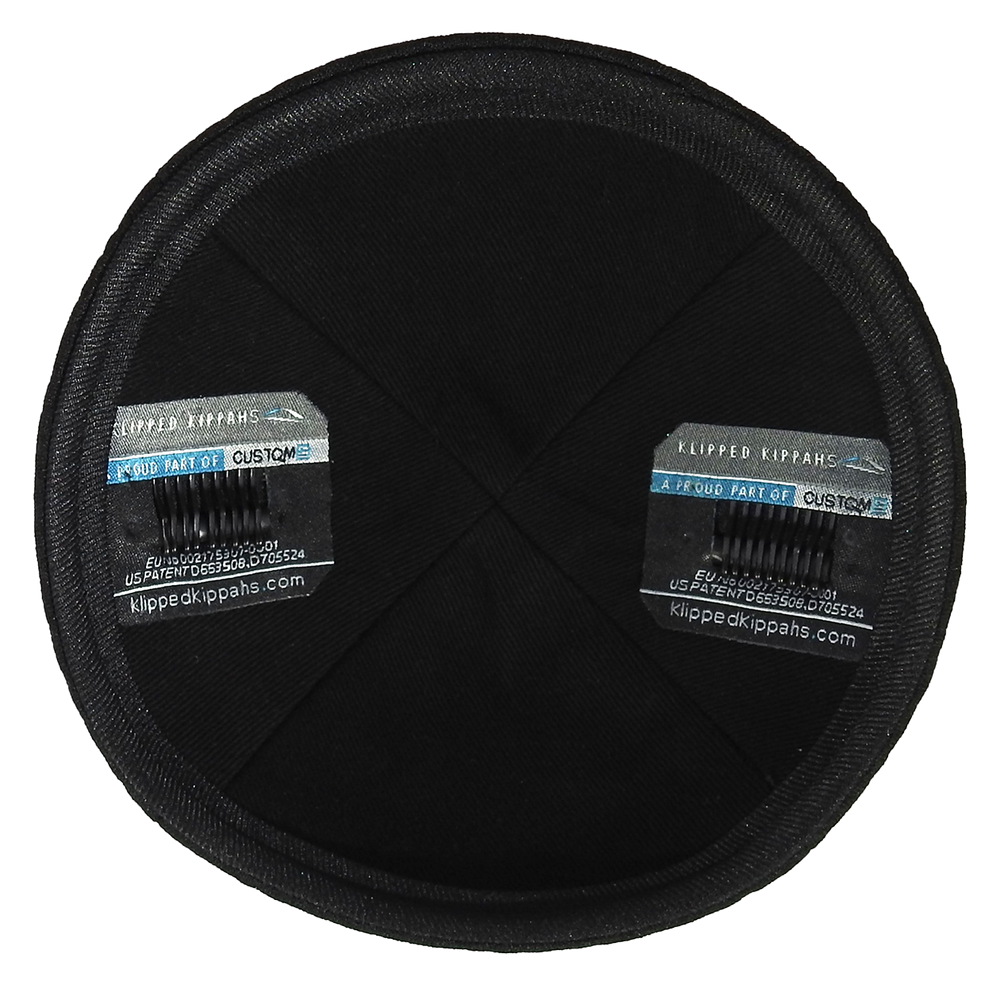 Black Cotton Mesh with Rim