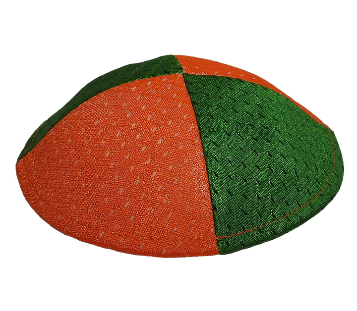 Orange and Green Mesh