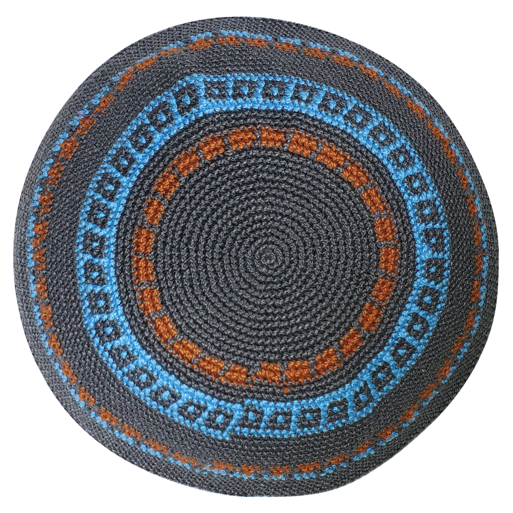 Remolino Azul Tejido