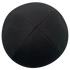 Black Cotton Kippah with Clip | Kippahs & Yarmulkes | Klipped Kippahs