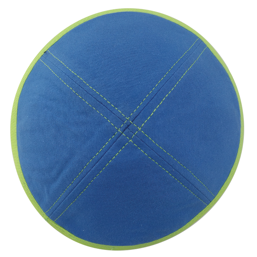 Royal & Lime Green T-Shirt Kippahs & Yarmulkes | Klipped Kippahs