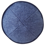 NF Blue Burlap with Navy Rim