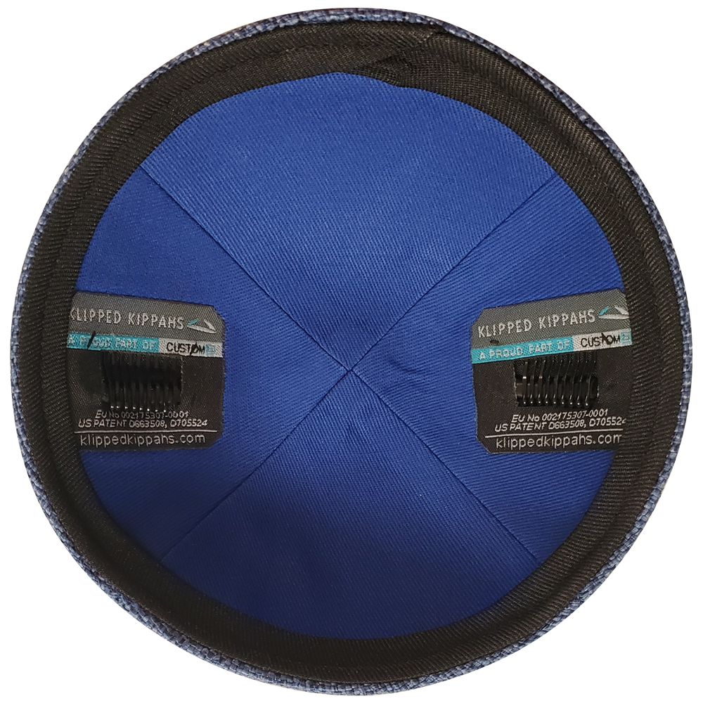 NF Blue Burlap