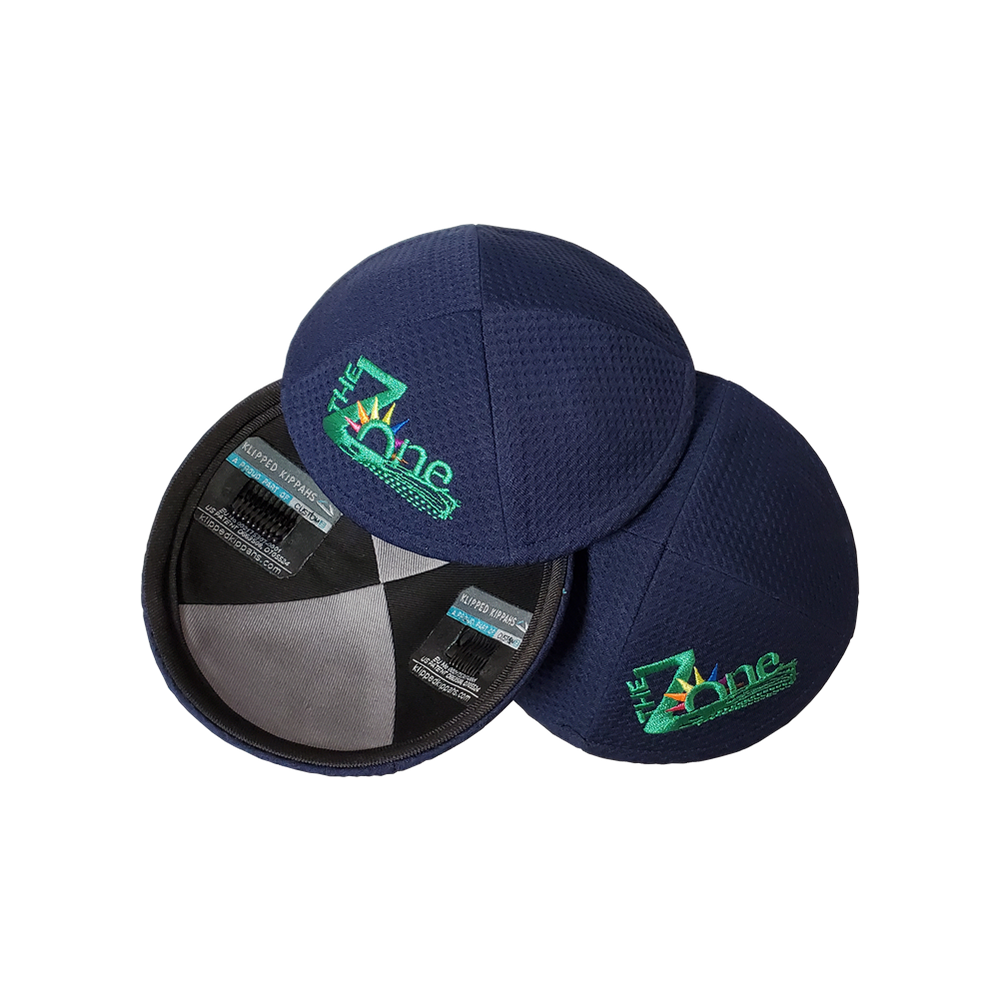 Custom Cotton Mesh Kippah
