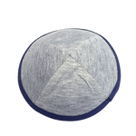 Navy Rim Gray T-Shirt Kippah | Kippah & Yarmulkes | Klipped Kippahs