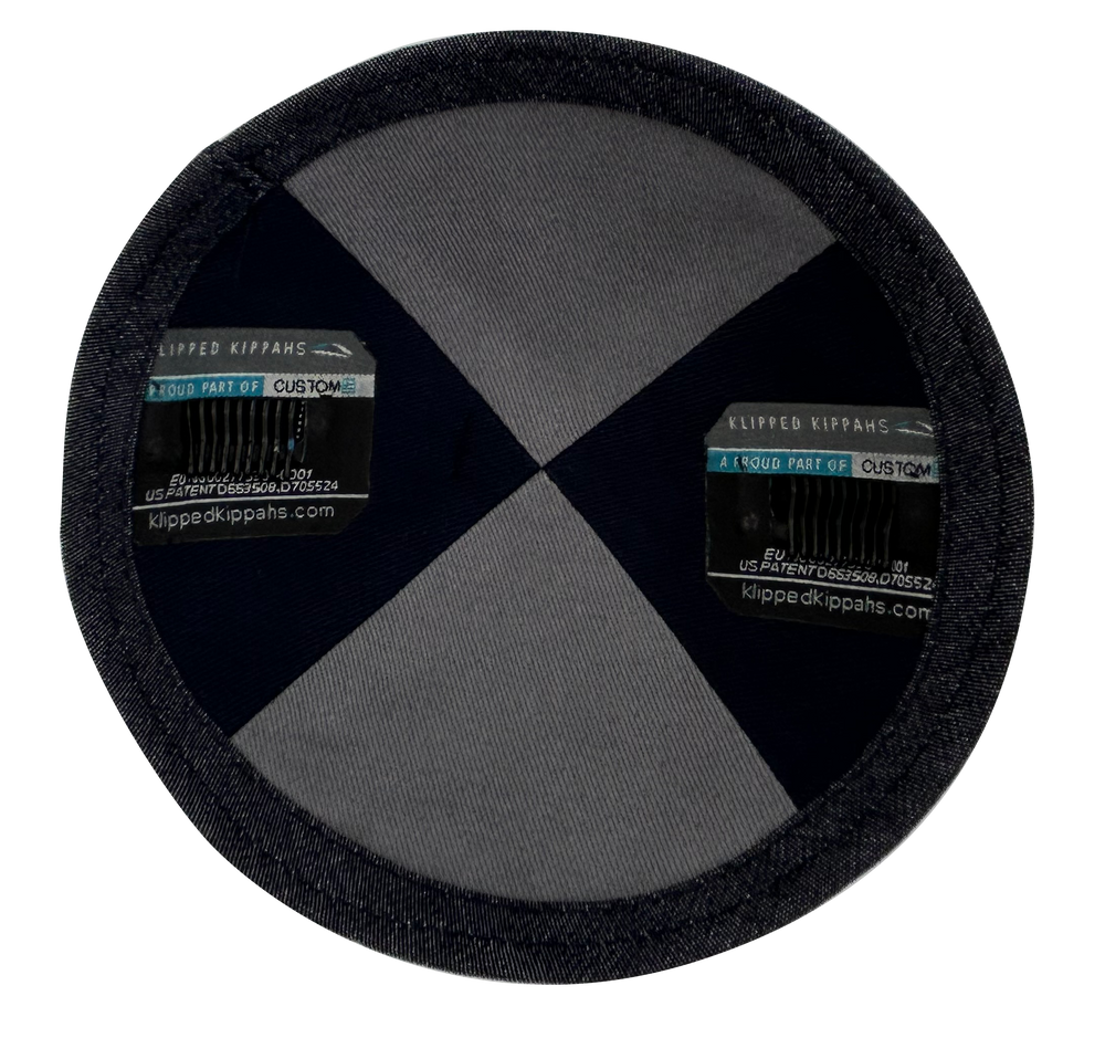 Blue Jean Kippah - Klipped Collection