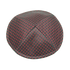Black With Red Underlay Mesh Kippah with Clip | Klipped Kippahs