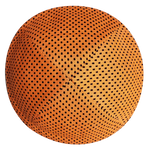 Orange/black 2 Tone Mesh Medium