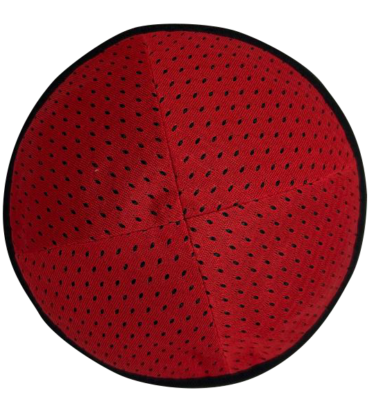 Red Mesh with Black Rim