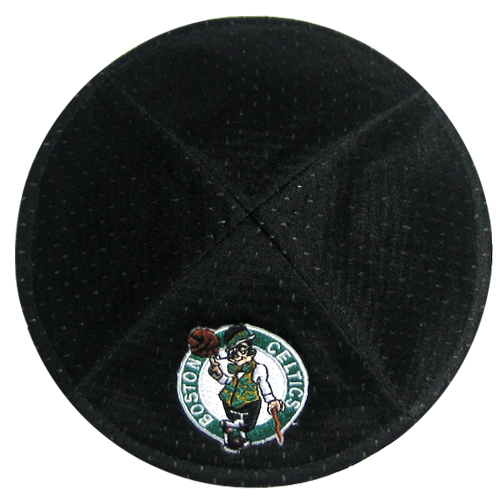 Boston Celtics Kippah with Clip | Kippahs & Yarmulkes | Klipped Kippahs