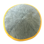 Gray and Yellow Rim T-Shirt Kippahs & Yarmulkes | Klipped Kippahs
