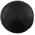 Black Burlap Kippah with Clip | Kippah & Yarmulks | Klipped Kippahs
