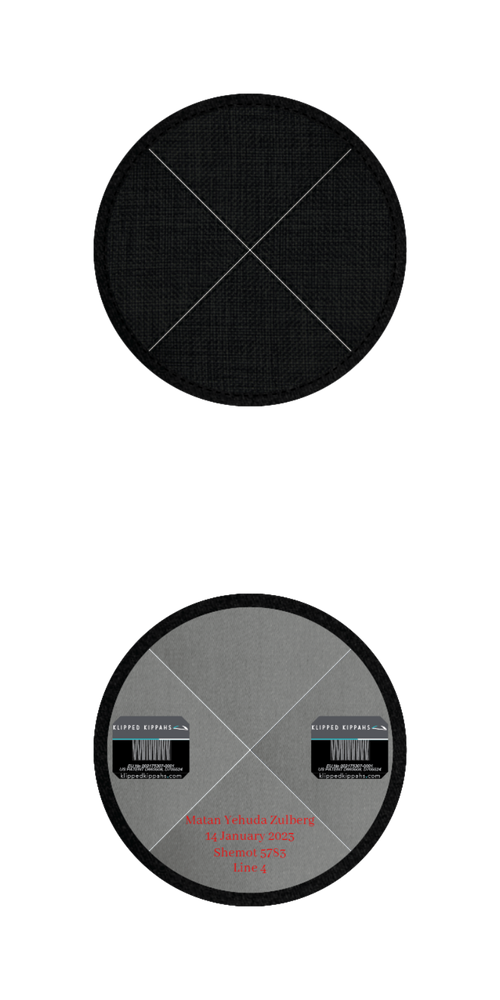 Custom Burlap Kippah - Customer's Product with price 6.25 ID iwIkgyPulfXYOIOPIdJ6B-Ta