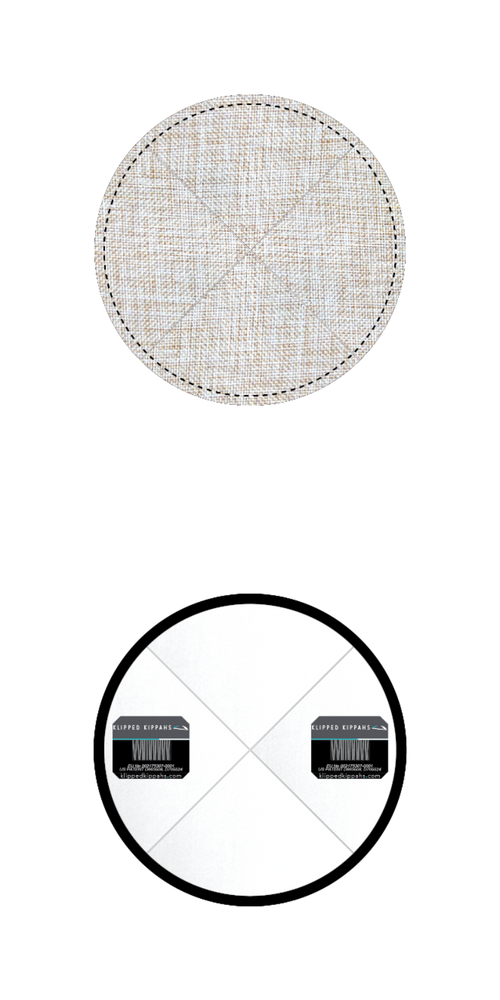 Custom Burlap Kippah-Copy - Customer's Product with price 7.49 ID uw3sxqMdow0IiQkI6Kuq0Yat