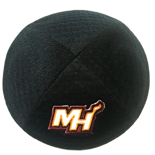 Miami Heat Flame Kippah with Clip | Kippahs & Yarmulkes | Klipped Kippahs