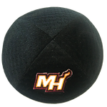 Miami Heat Flame Kippah with Clip | Kippahs & Yarmulkes | Klipped Kippahs