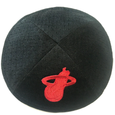 Miami Heat Special Kippah with Clip | Kippahs & Yarmulkes | Klipped Kippahs