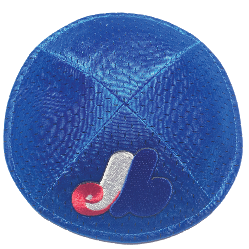 Montreal Expos Kippah with Clip | Kippahs & Yarmulkes | Klipped Kippahs